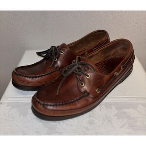 Sebago Endeavor Boat Shoes Men's Size 9W Preppy, Coastal, Nautical, Classic.